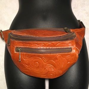Patricia Nash Leather Fanny pack cologne bag